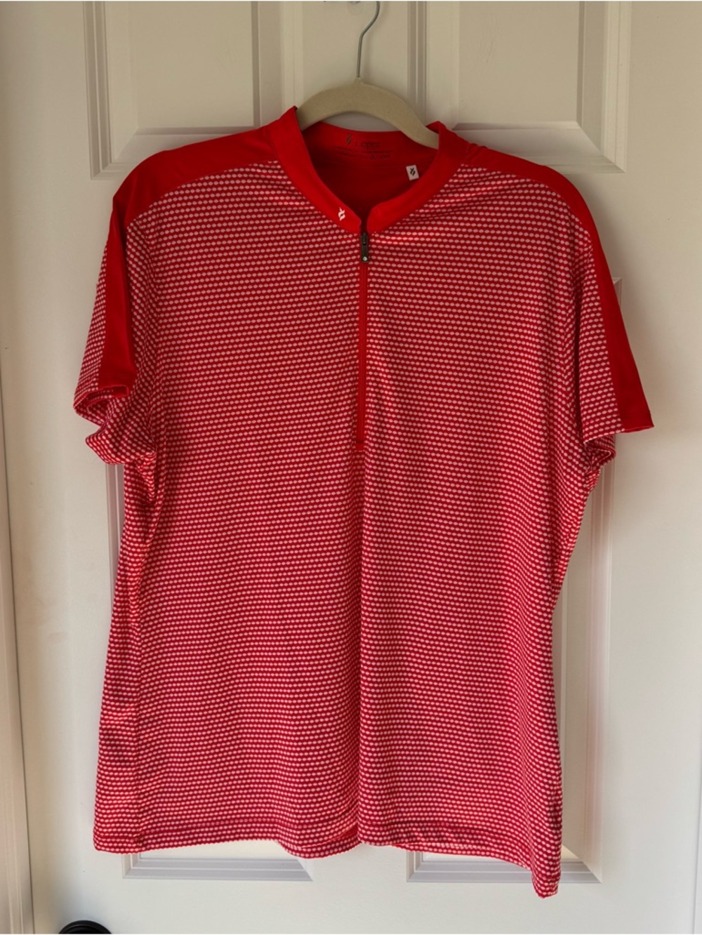 Lopez - Nancy Lopez‎ Women’s Golf Polo Shirt- XL - Red and White